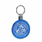 Round Soft Squeezable Key Tag