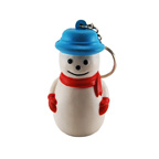 Snowman Stress Reliever Keychain