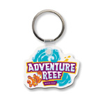 Custom Shaped Full Color Key Tag