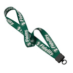 Dye Sublimated 1 Inch Waffle Weave Lanyard