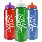 Transparent 32 Ounce Bike Bottles