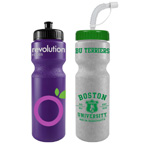 Colored 28 Ounce Bike Bottles