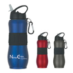 28 Ounce Stainless Steel Sport Grip Bottle