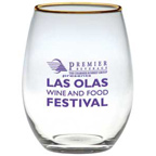 15 OZ Stemless White Wine Glass