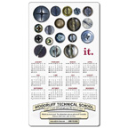 School Calendar Magnet - 4x7 Round Corners - 25 mil.