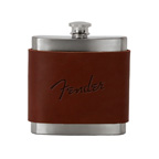 Brannigan Leather Wrapped Aluminum Flask