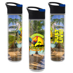 Full Color Wrap 16 Oz Insulated Tritan Bottle Pop Up Sip Lid