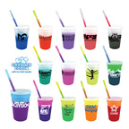 17 oz. Mood Stadium Cup/Straw/Lid Set