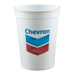 12 Oz White Full Color Stadium Cup