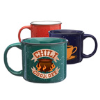 Full Color 13 Oz. Speckled Ceramic Campfire Coffee Mug