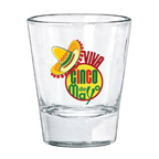 1.75 oz.Shot Glass Full Color Digital