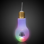 16oz LED Light Bulb Cup with Straw