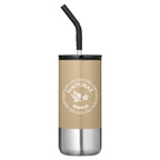 Summit 16oz Insulated Tumbler With Straw