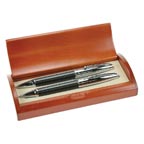 Light Wood Ball Pen and Pencil Set