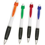 Unique Click Pen with White Barrel