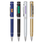 Diamond Cut Middle Ring Metal Pen