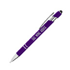 Core365 Rubberized Aluminum Click Stylus Pen