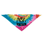 Tie Dye Triangle Bandana-Small