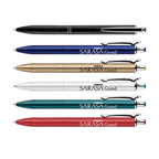 Zebra Sarasa Grand Brass Retractable Gel Pen with 0.7mm Medium Point