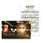 Offset Printed Plastic Calendar Wallet Cards