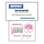 Business Card Magna Stick Calendar