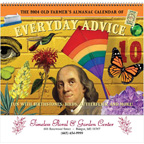 The old Farmers Almanac Everyday Advice Wall Calendar