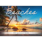 Beaches Stapled Wall Calendar