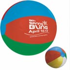 16 Inch Multi Colored Beach Ball