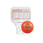 Mini Backboard with Vinyl Basketball