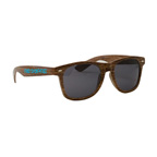 Wood Grain Miami Sunglasses