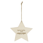 Wood Ornament Star