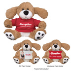 6 Inch Hold A Card Dominic Plush Dog