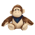 6 Inch Goofy Plush Gorilla With Bandana