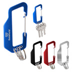 Aluminum Carabiner With Triple Split Ring