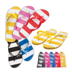 Striped Adult Flip Flop