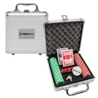 Deluxe Poker Set in Aluminum Metal Case