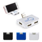 4 Port USB Hub With Phone Holder