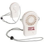 Cool Breeze Portable Fan with Adjustable Lanyard White