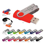 1 GB Folding USB 2.0 Flash Drive