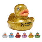 2 Inch Glitter Rubber Duck