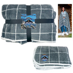 Gift Wrapped Plaid Recycled Blanket