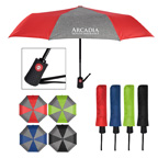 Heathered Telecopic Folding Umbrella 42 Inch