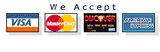 We Accept Credit Cards